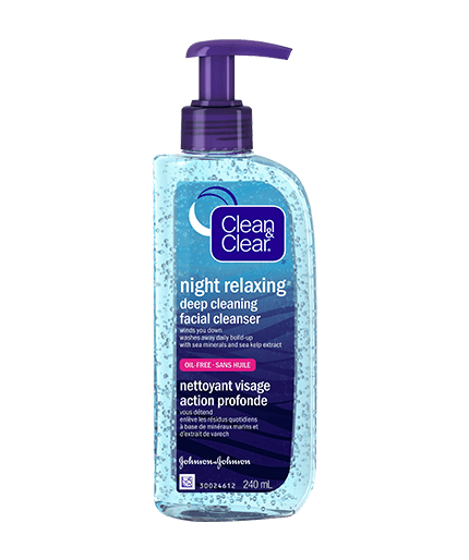 CLEAN & CLEAR NIGHT RELAXING® Deep Cleaning Face Wash