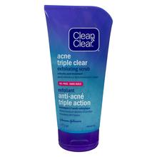 clean and clear acne exfoliating scrub tube