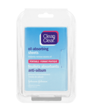 Feuillets absorbants anti-sébum Clean & Clear, 1 paquet